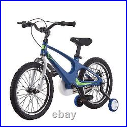12/14/16/18 inch Kids Bike Boys Blue Bicycle With Removable Stabilizers Xmas Gift