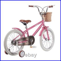 12/14/16/18 inch Kids Bike Children Boys Girls Bicycle Cycling Basket&Stabiliser