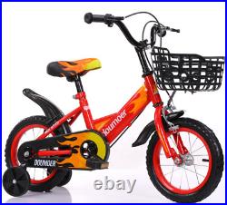 12/14/16 inch Kids Bike Bicycle Children Boys Red Cycling Removable Stabilisers