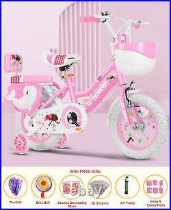 12/14/16 inch New Style Girls Bikes Kids bicycle with removable Basket & Carrier