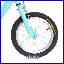 14'' Kids Tricycle Single Speed Bicycle Children 3-Wheel Bike withShopping Basket