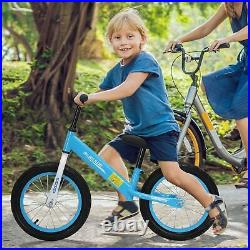 16 Balance Bike No Pedal, Adjustable Seat Kids' Walking Training Bicycle