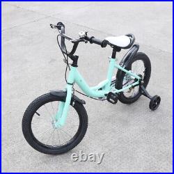 16 Childrens Bicycle Kids Bike Green Unisex Cycling Removable Stabilisers Wheel