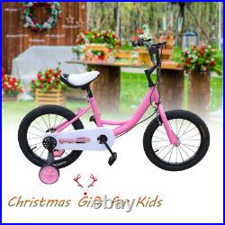 16 Inch Childrens Bicycle Kids Bike Girls Bicycle & Stabilisers Training Wheel