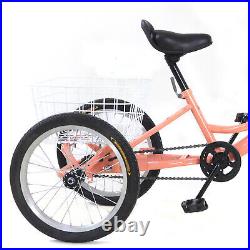 16 Kids Tricycle Single Speed Children Girls Boys 3 Wheel Bike Bicycle + Basket