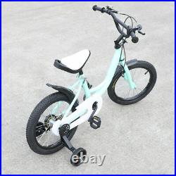 16 in. Kids Bike Unisex Girls & Boys Steel Frame Bike Bicycle Pink/YellowithGreen
