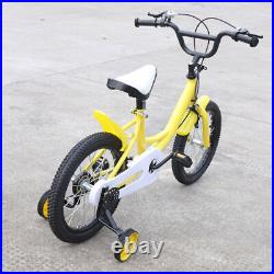 16inch Kids Bike Bicycle Adjustable For Boys Girls Children with Training Wheels