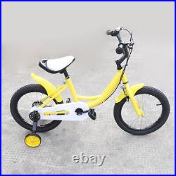 16inch Kids Bike Bicycle Adjustable For Boys Girls Children with Training Wheels
