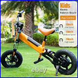 200W Kids Electric Balance Bike 3 Speeds MX Motocross Children Bicycle with APP UK