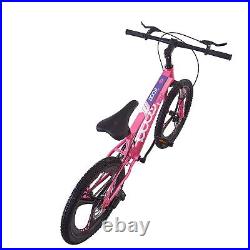20 Inch Kids Bike Boys Girls Front Suspension Mountain Bike Bicycle Blue Pink