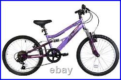 Basis Princess 20 Girls Bicycle Kids Mountain Bike Dual Suspension MTB Purple