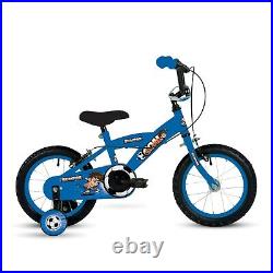 Bumper Goal Kids Bike Children's Boys Bicycle 3 Wheel Sizes Single Speed Blue
