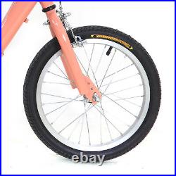 Child Trike Tricycle Three-Wheel Kids Bike Bicycle With Back Basket Orange 16inch