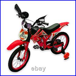 Childrens Kids Moto Bike Bicycle Removable Stabiliser 16 Inch 5 To 8 Motorcross
