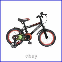Concept Striker Kids Bike 14 Wheel 1 Speed Childs Boys Bicycle w Stabilizers