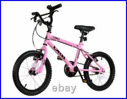 Dallingridge Flyboy BMX Style Kids Bike Junior Girls Bicycle 16 Wheel Gss Pink