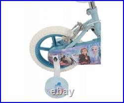 Disney Frozen 2 Film Kids Girls Bike 12 Wheel Bicycle Stabilisers 1 Speed White