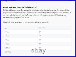 Full Suspension Bike Boys Girls Kids Peak 24 Wheel Mountain Bike Age 8+