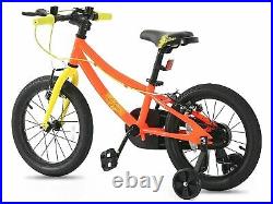GREENWAY Kids Bike for Boys Girls Children's Bicycle 16 inch Orange & Yellow