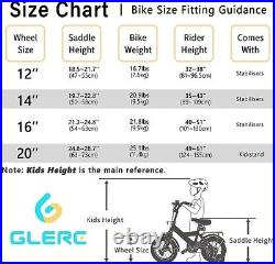 Glerc Girls Bike with Basket for 2- Years Old Kids, 12 Inch with Bell and Stabiliser