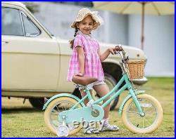 Glerc Girls Bike with Basket for 2- Years Old Kids, 12 Inch with Bell and Stabiliser