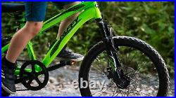 Huffy Extent 20 inch Bike Green Boys Mountainbike for Kids 6-9 + Shimano 6 Speed