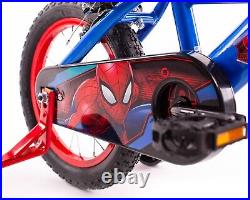 Huffy Marvel Spiderman 14 Boys Bike + Stabilisers for Kids Age 4+