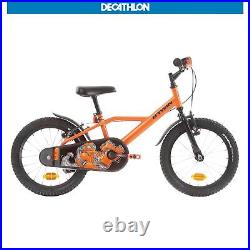 Kids Bike Bicycle BTWIN Robot Cycling 16 Inch With Chainguard Easy-Braking