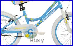 Kids Girls Bike Orchid 20 Wheel Lightweight Alloy Bike Blue White Age 7+