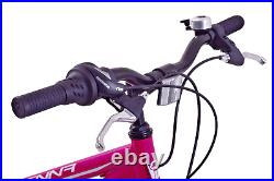 Kids Girls Bike Sienna 18 Inch Wheel Suspension Mountain Bike Alloy Pink Age 6+