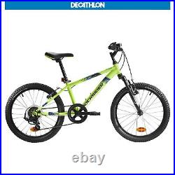 Kids Mountain Bike Bicycle BTWIN 20 Inch 6 Speed Front Suspension Cycling