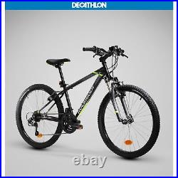 Kids Mountain Bike Bicycle BTWIN 24 Inch Wheels 18 Speed V-Brakes Cycling