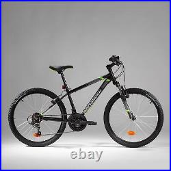 Kids Mountain Bike Bicycle BTWIN 24 Inch Wheels 18 Speed V-Brakes Cycling