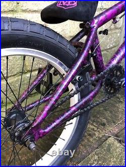 Mafia Bikes Madmain 18 Kids Junior BMX purple Ages 8-12. New Tyres & Grips