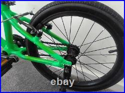 Neon Green Cuda CP18 Lightweight Kids Bike singlespeed 14T