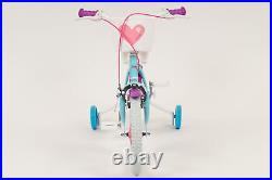 Pets 14 Kids Bike Blue Pink Childrens Girls Bicycle with Removable Stabiliser