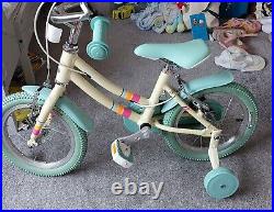 Raleigh unisex kids bike 3-6yrs old stableisers included