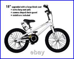Royal Baby Freestyle 16 Kids Bicycle with Stabilizers (White)