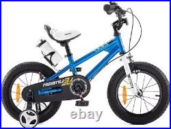 Royal Baby Freestyle 18 Kids Bike Stabilizer Bicycle for Boys and Girls (Blue)