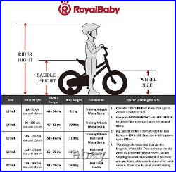 Royal Baby Unisex Freestyle stabilisers Kids Children Bike Bicycle, White, 12