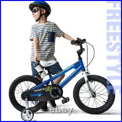 Royalbaby Freestyle 16 Kids Stabilizer Bicycle for Boys and Girls (Blue)