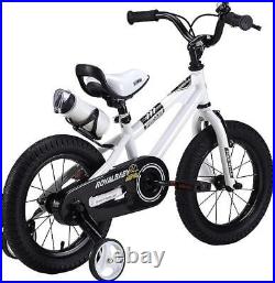 Royalbaby Freestyle 18 Kids Stabilizer Bicycle for Boys and Girls (White)