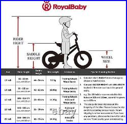 Royalbaby Girls' Freestyle stabilisers Kids Bike, Pink, 16, Freestyle Girl's