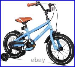 STITCH Kids Bike for 3-7 Years Boys & Girls, 14 Inch Bike with Stabilisers