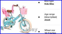 STITCH Little Daisy Kids Bike for 2-7 Years Girls with Stabilisers, 14 Inch