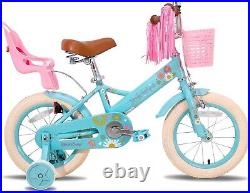 STITCH Little Daisy Kids Bike for 2-7 Years Girls with Stabilisers, 14 Inch