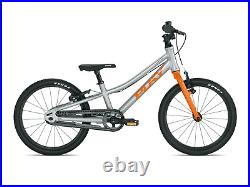 Silver & Orange Puky LS-Pro 18 Lightweight Kids Bike