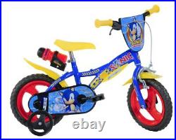 Sonic The Hedgehog Bike Childrens 12 Bicycle with Stabilisers Kids Outdoor Sports