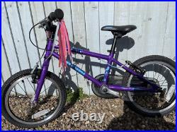 Squish 16 Inch Kids Bike in Purple Hardly Used Great Condition